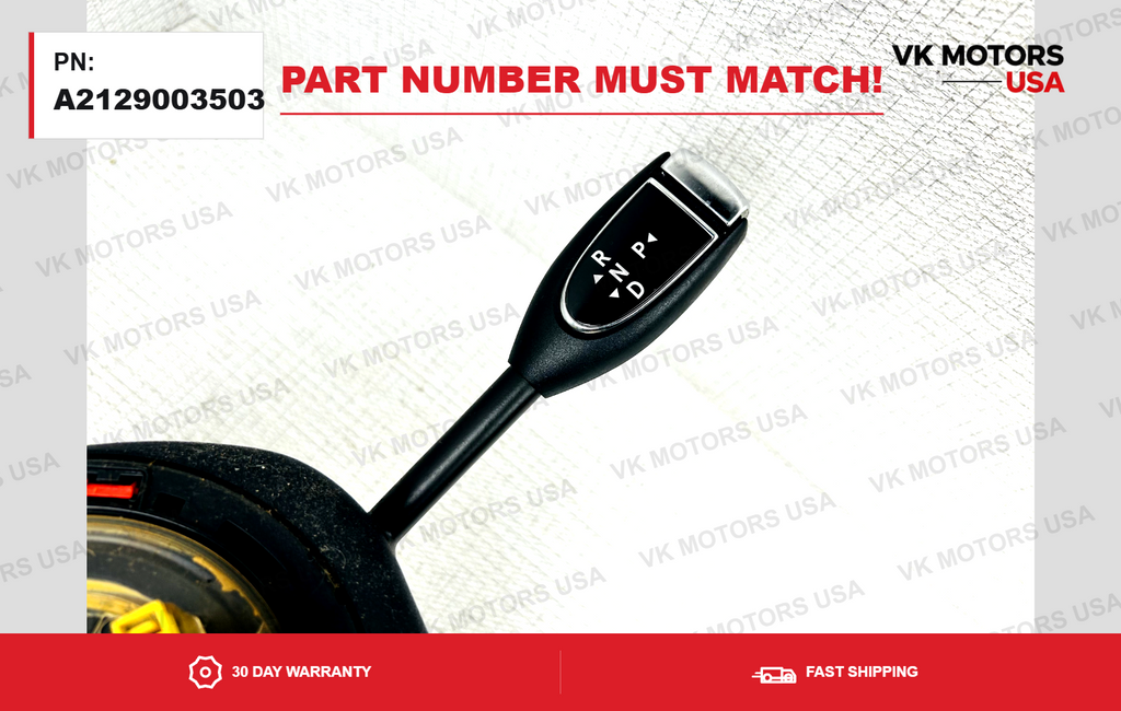 A2129003503 Mercedes W212 2010-2013 E350 E550 Steering Column Switch OEM