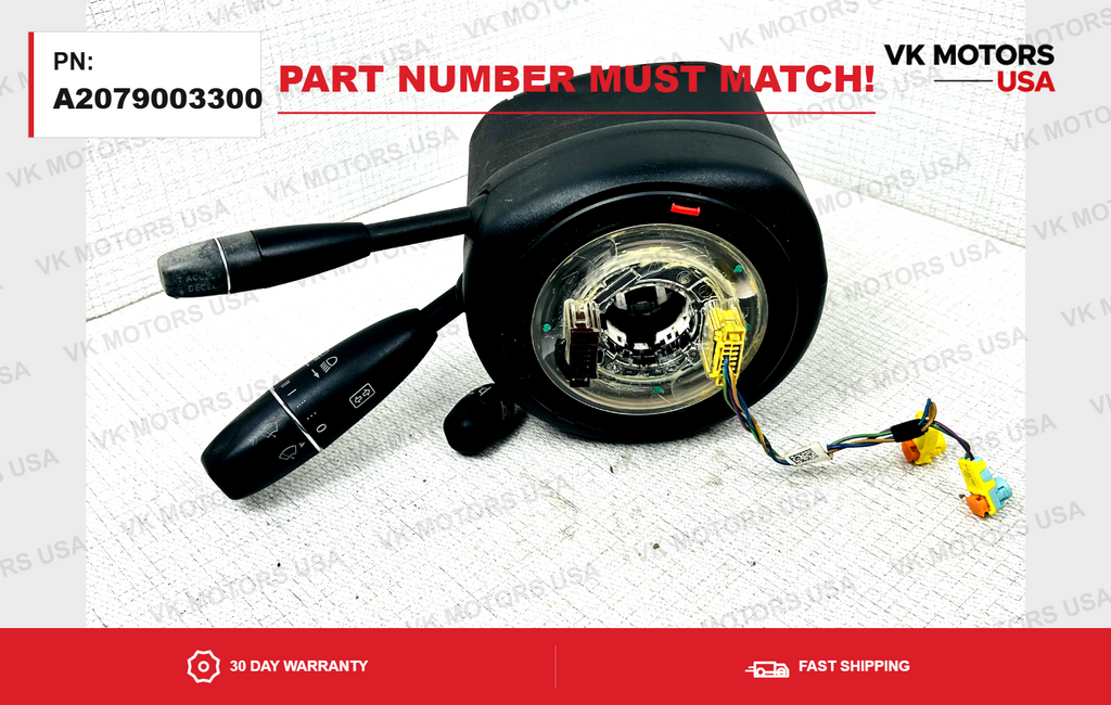 12-13 Mercedes W204 C250 E63 CLS63 Steering Column Switches Clock Spring OEM