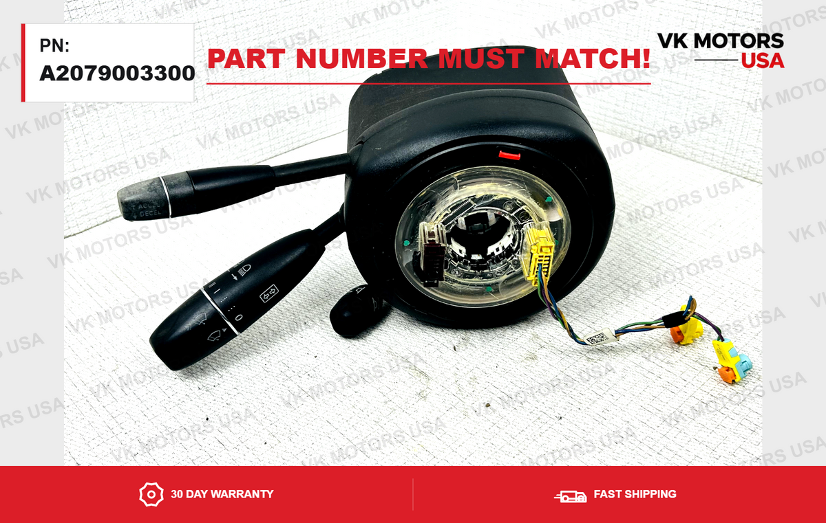 12-13 Mercedes W204 C250 E63 CLS63 Steering Column Switches Clock Spring OEM