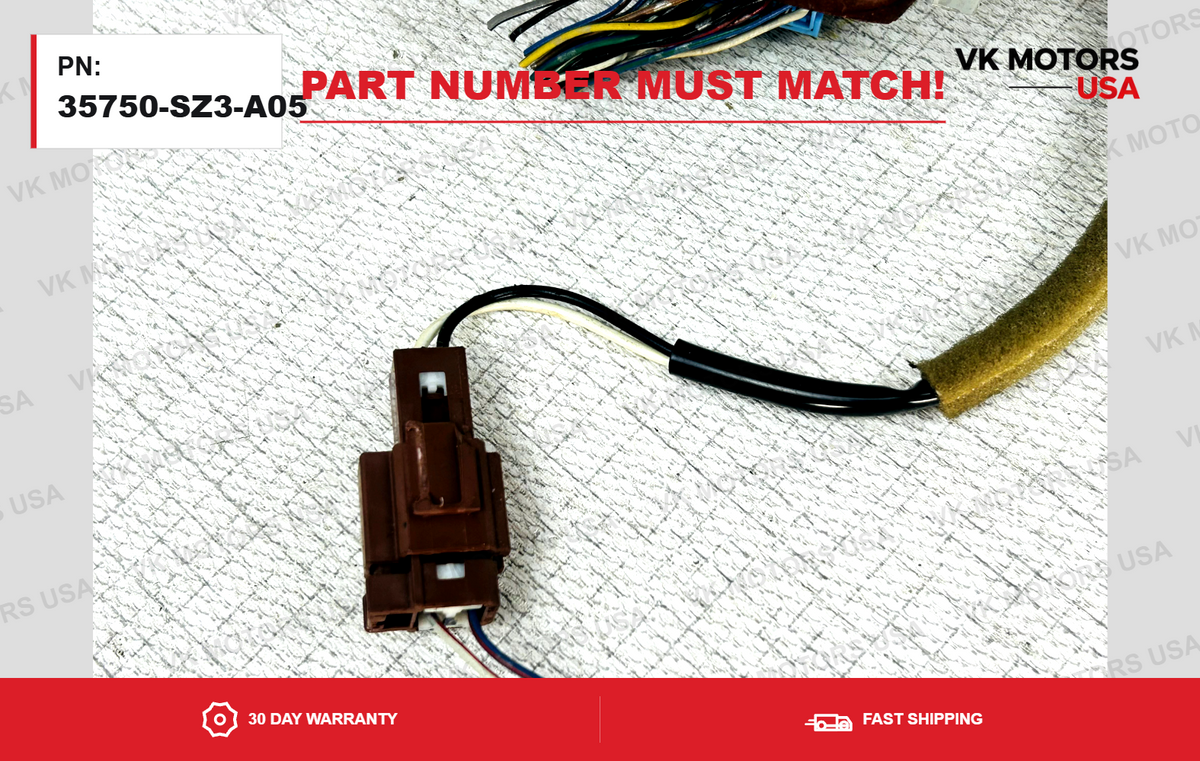 37750-SZ3-A05 Master Power Window Switch Left Side Wood OEM Acura RL 2002-2004