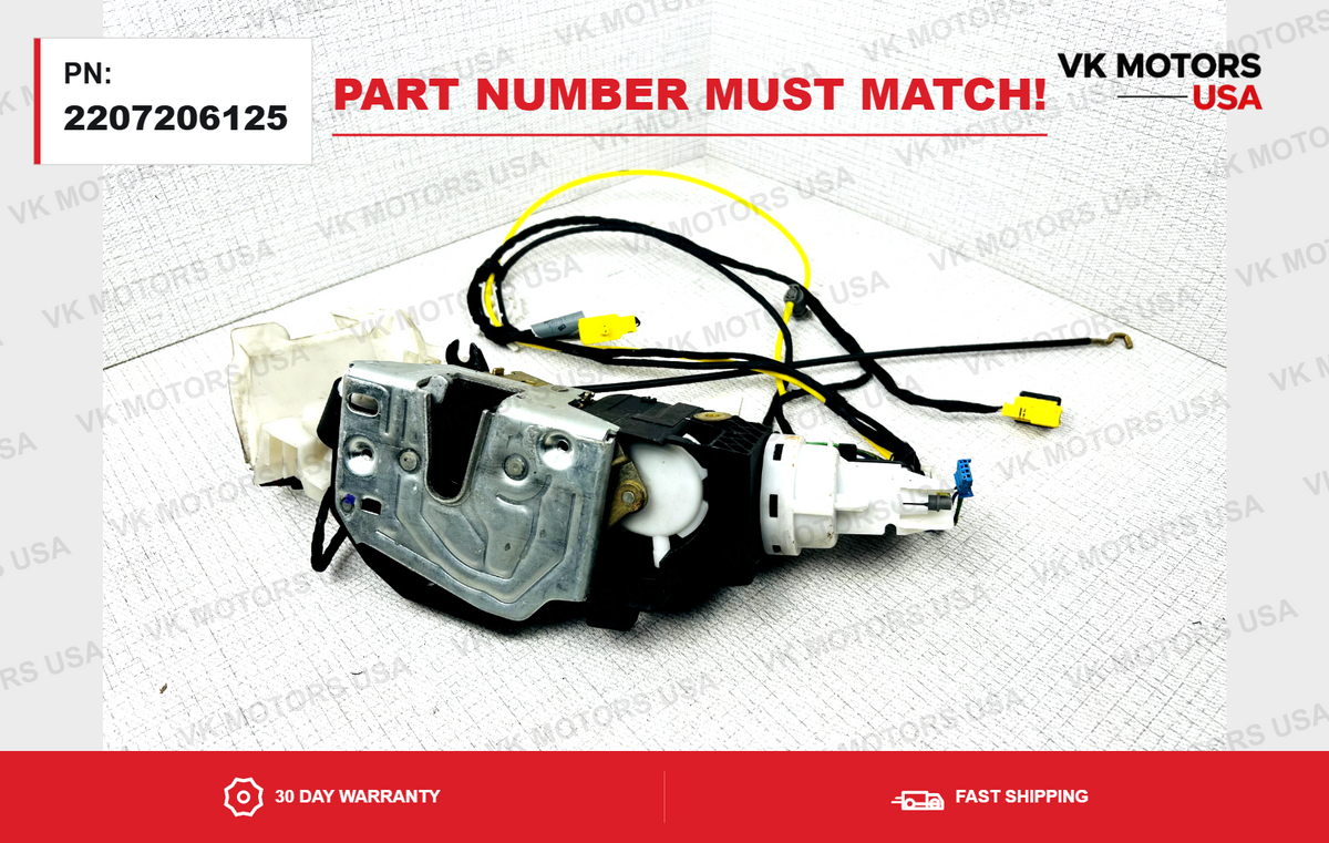 2000-2006 Mercedes W220 S430 Front Left Side Door Lock Latch Actuator 2207200535