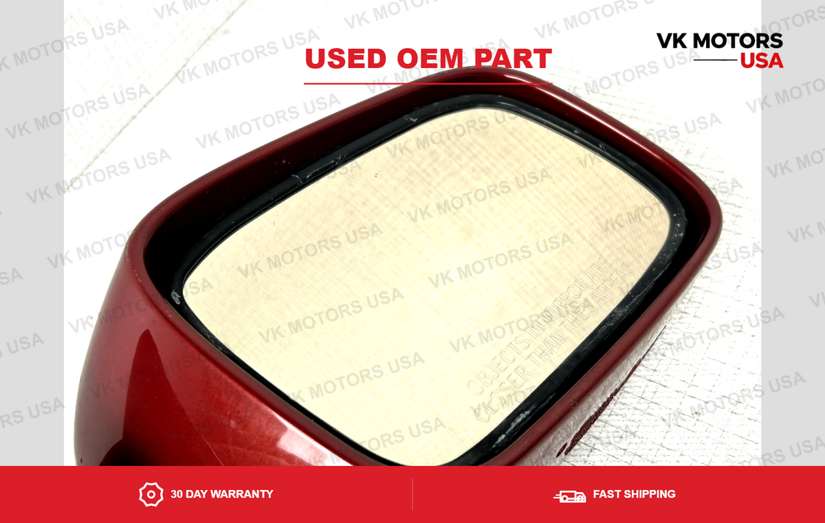 98-05 Lexus GS300 GS400 GS430 OEM Passeger  Side Door Mirror Cinnabar Pearl 3N1
