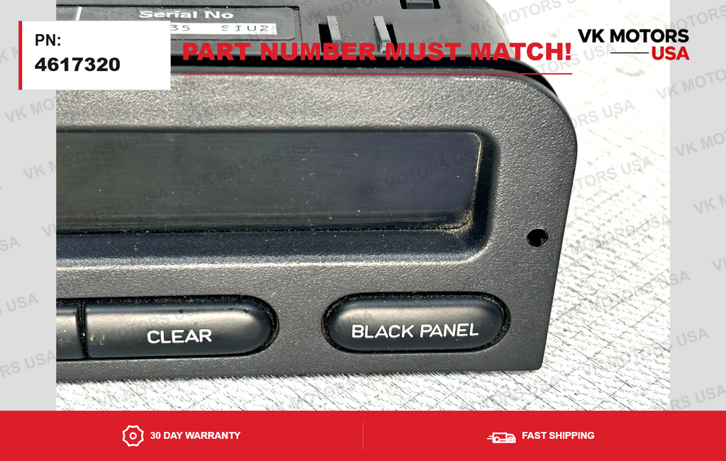 94-98 SAAB 900 OEM  FRONT SID SID2 INFORMATION DISPLAY SCREEN LCD SWITCH 4617320