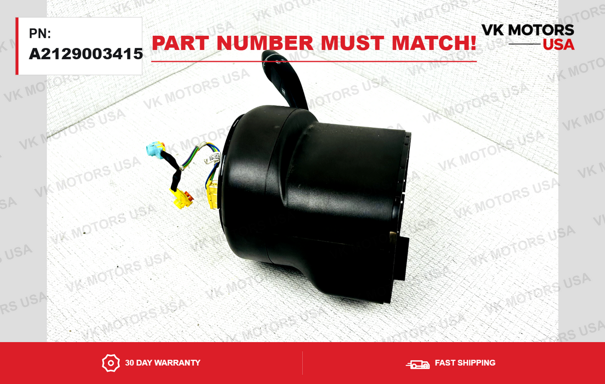 12-14 W204 Mercedes C250 C350 Steering Column Combination Switches A2129003415