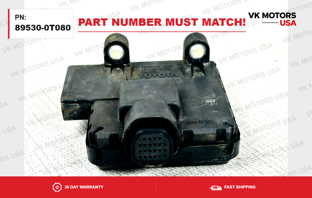 Toyota Venza 2012 2.7L TCU TCM Transmission Control Module 89530-0T080 OEM
