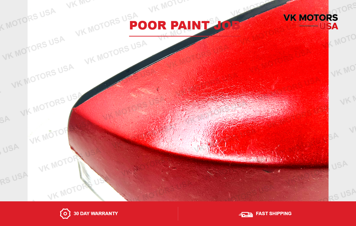 2014-2021 Infiniti Q50 Right Passenger Side View Door Mirror Red OEM