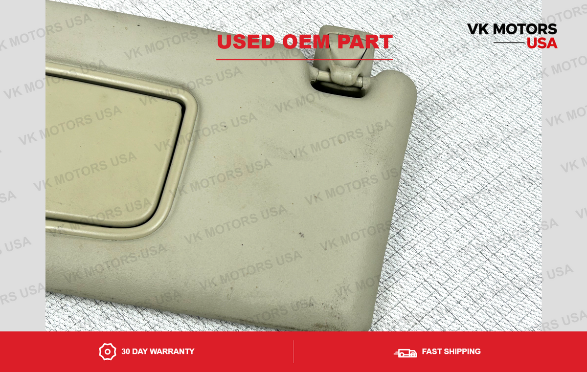 Left Driver Sunvisor with Homelink garage door opener beige 2010-2017 Volvo XC60