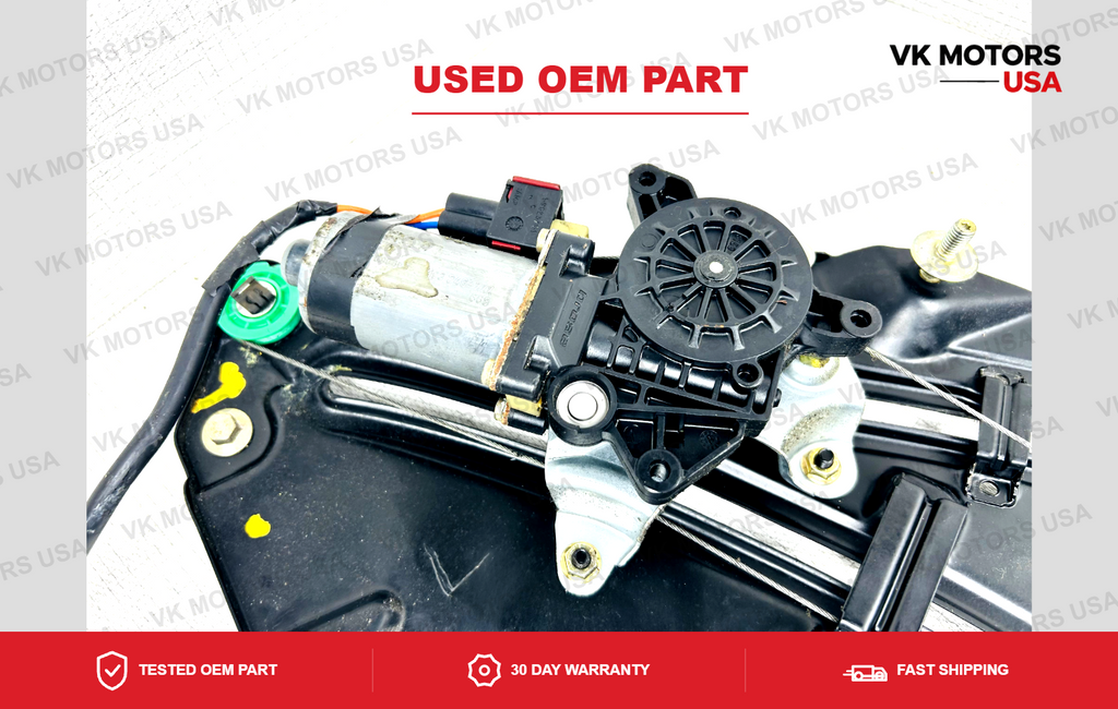 1997-15 Jaguar XKR XK8 XK Convertible Rear Left Window Regulator Motor TESTED