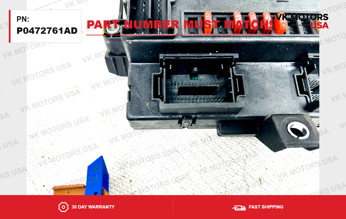 14-17 Ram ProMaster Front Body Control Module P0472761AD OEM