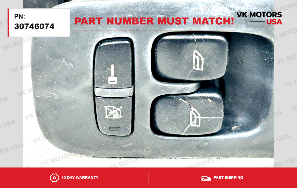 OEM 2003-2006  VOLVO S60 V70 XC90 Driver Door Master Window Switch 30746074 ✅
