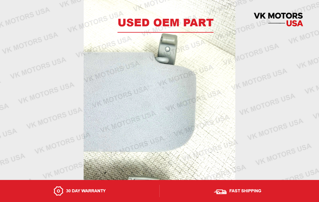 2003-2008 Mercedes-Benz E-Class W211 E320 E350 E500 Driver Sun Visor Gray OEM