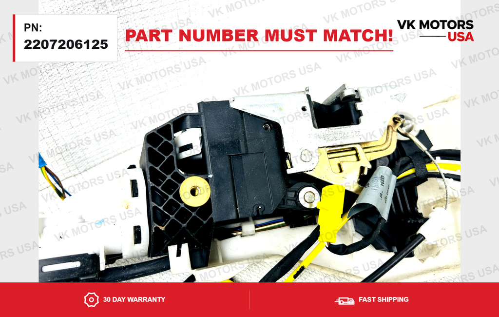 2000-2006 Mercedes W220 S430 Front Left Side Door Lock Latch Actuator 2207200535