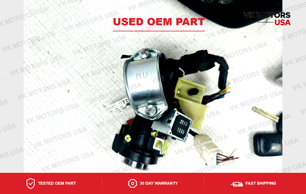 Ignition Lock Switch Shroud With Key And Door Lock OEM Hyundai Sonata 2011-2014