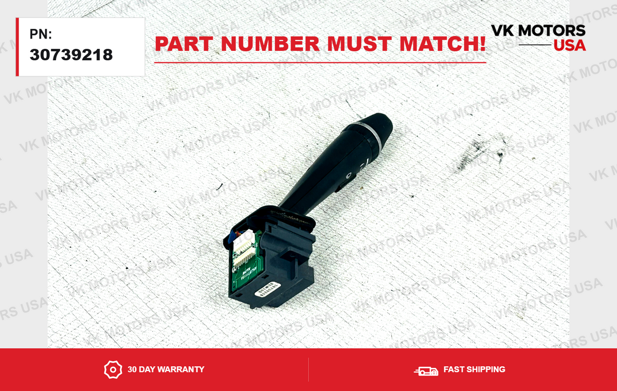 2005-2014 Volvo S60 S80 V70 XC70 XC90 Windshield Wiper Control Switch 30739218