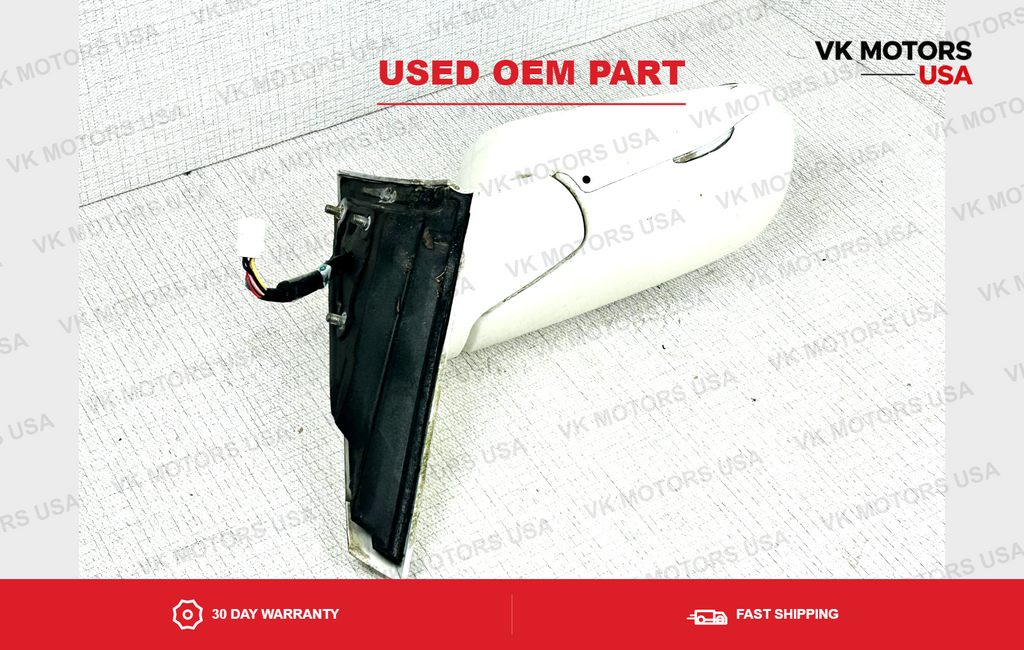 2007 2008 Acura TL Right Passenger View Door Mirror Turn Signal OEM White NH603P