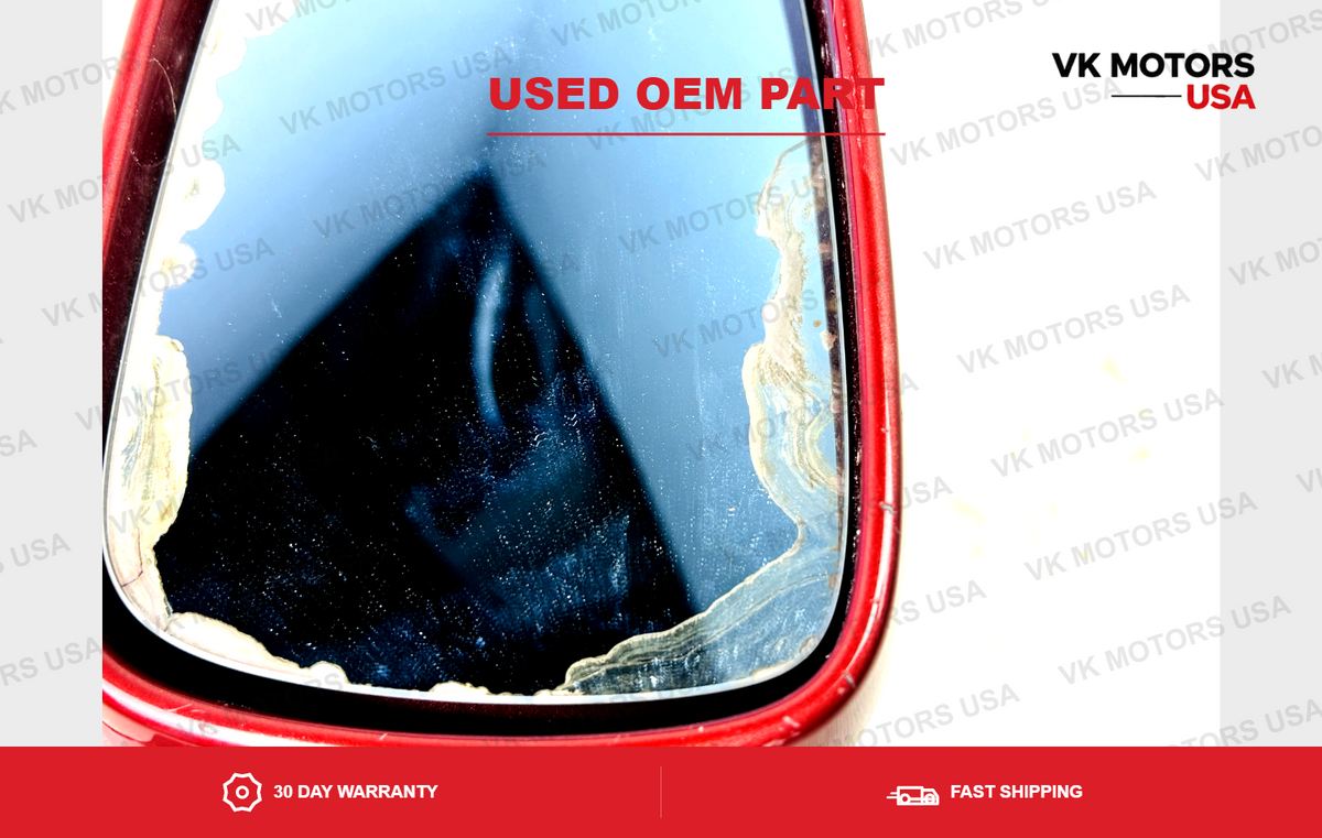 2007 2008 Acura TL Left Driver Side View Door Mirror Turn Signal OEM Red R528P