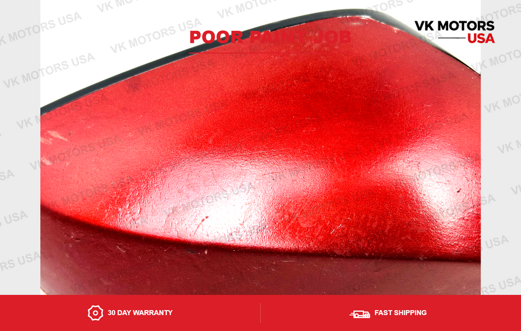 2014-2021 Infiniti Q50 Right Passenger Side View Door Mirror Red OEM