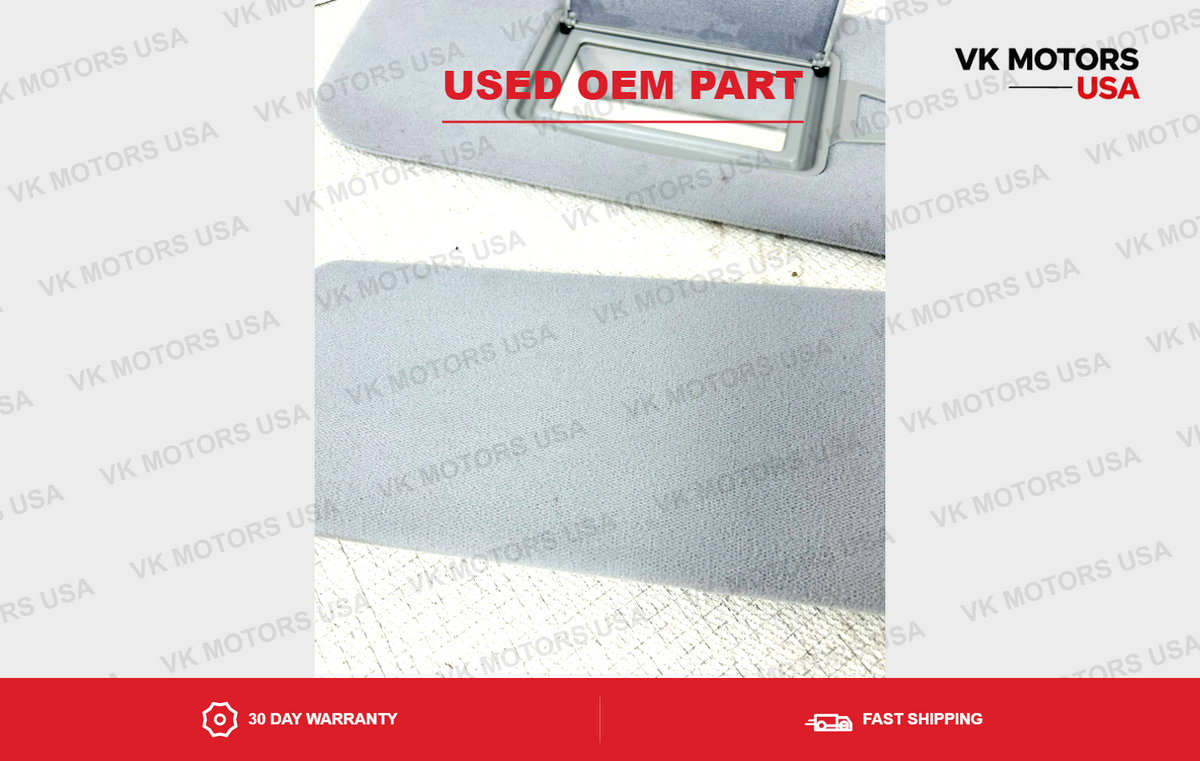 2003-2008 Mercedes-Benz E-Class W211 E320 E350 E500 Driver Sun Visor Gray OEM