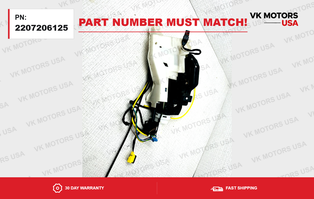 2000-2006 Mercedes W220 S430 Front Left Side Door Lock Latch Actuator 2207200535