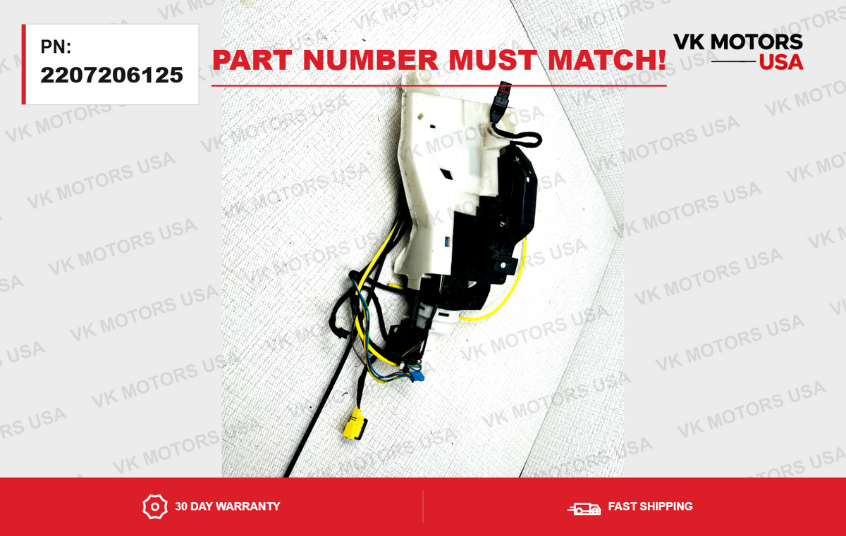 2000-2006 Mercedes W220 S430 Front Left Side Door Lock Latch Actuator 2207200535