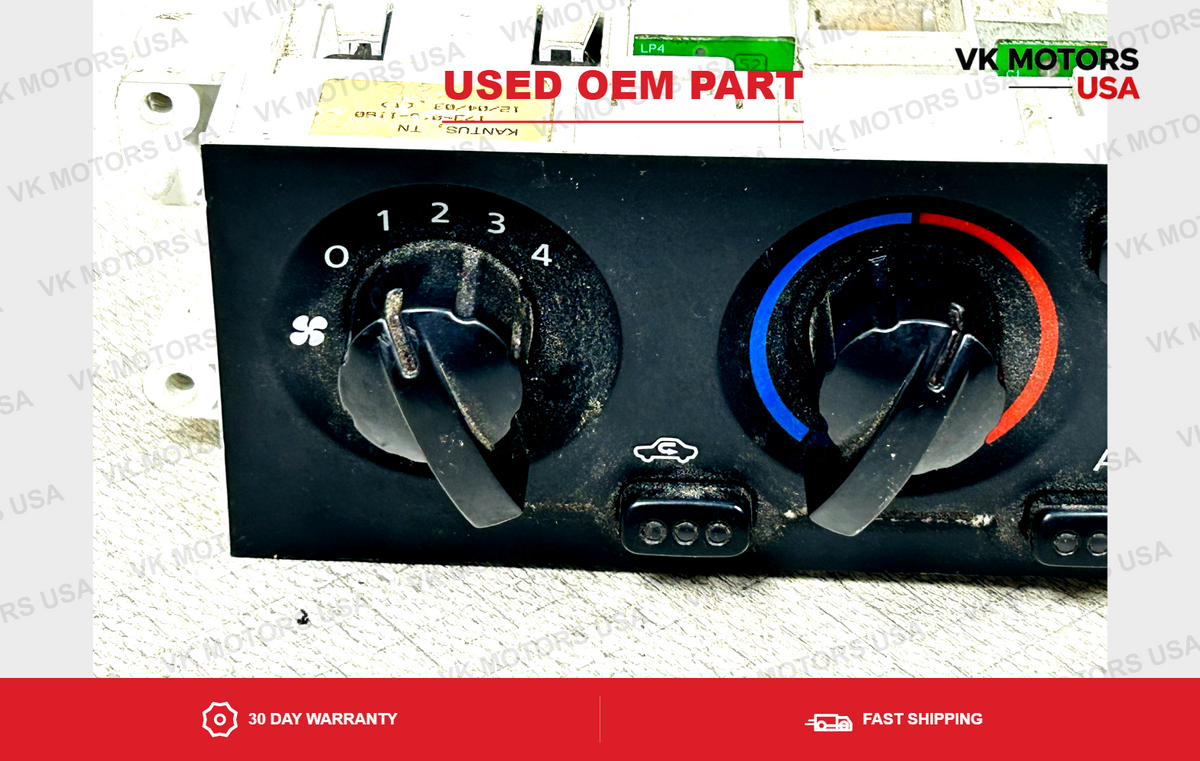 2001-2004 Nissan Xterra Heater A/C Climate Temperature Control OEM