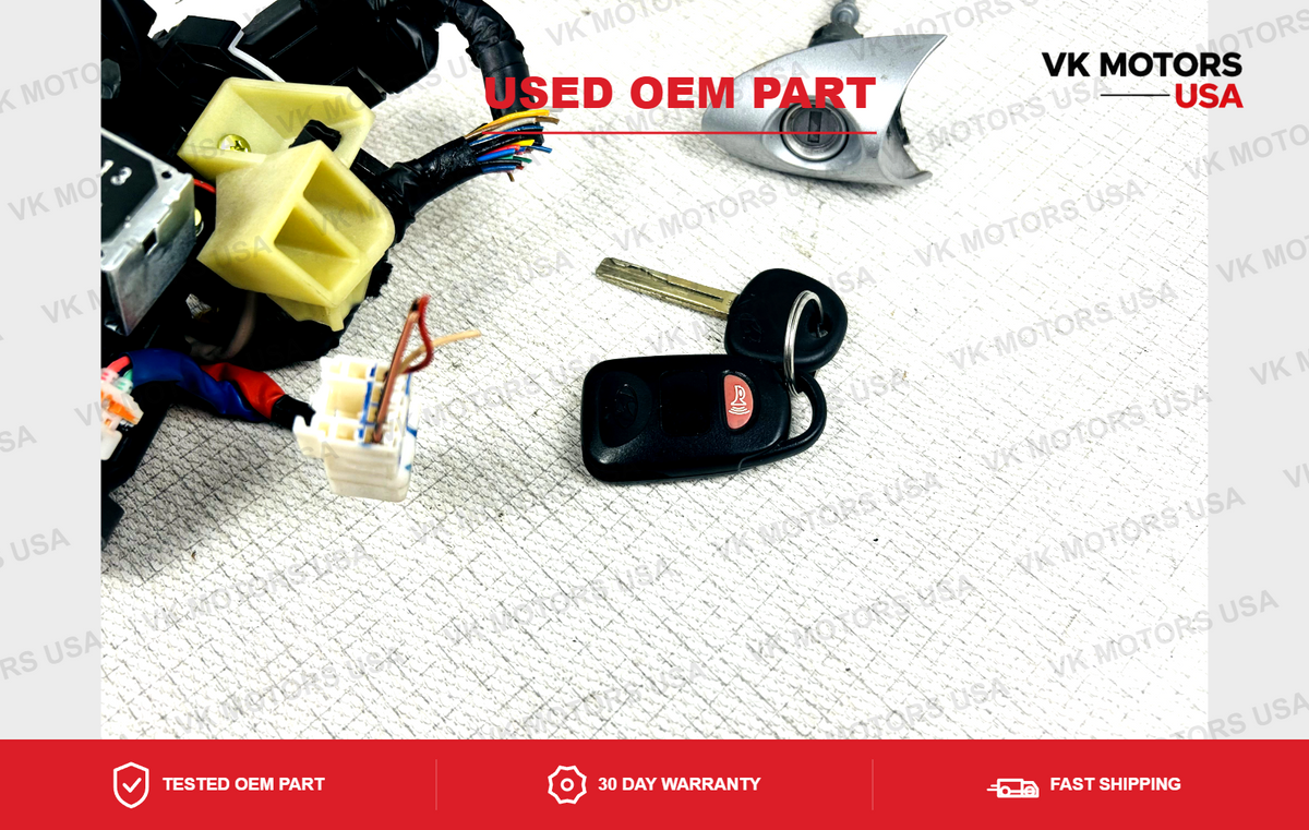 Ignition Lock Switch Shroud With Key And Door Lock OEM Hyundai Sonata 2011-2014