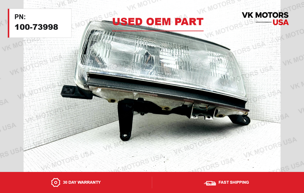 91 92 93 94 Toyota Land Cruiser Headlight Assembly OEM Drivers Left Side LH