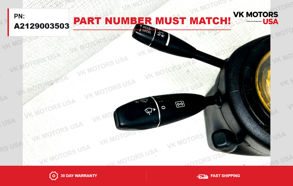 A2129003503 Mercedes W212 2010-2013 E350 E550 Steering Column Switch OEM