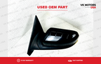 OEM Left Driver Side View Door Mirror Power 2011-2015 Ford Explorer Black