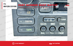 Toyota Mr2 Supra Land Cruiser Stereo CD Cassette Radio 86120-33100 OEM