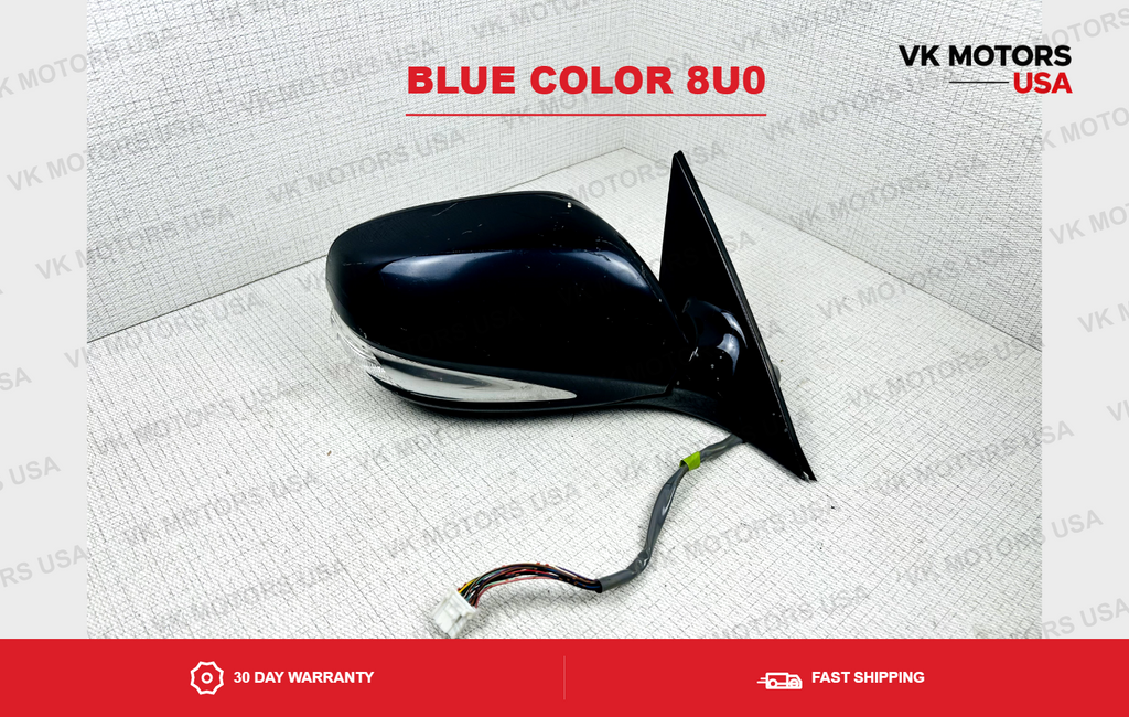 2008-2011 Lexus GS350 GS460 PASSENGER Right RH Mirror Blue Signal Genuine OEM
