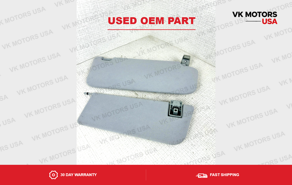 2003-2008 Mercedes-Benz E-Class W211 E320 E350 E500 Driver Sun Visor Gray OEM