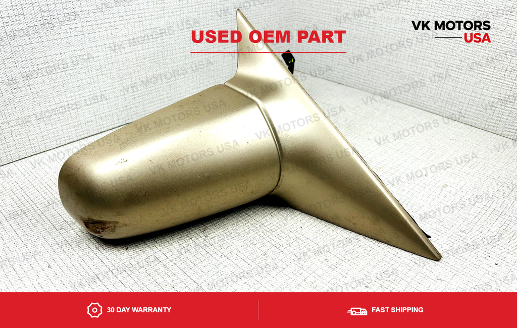 Passenger Side Right Mirror Door Exterior Rear View Cadillac Deville 94-99 Gold