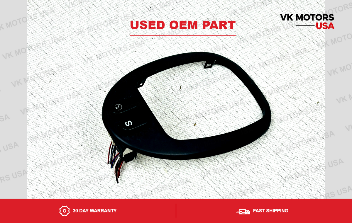 97-02 OEM JAGUAR X100 XKR XK8 Center Console Gear Shifter Bezel Trim w/Switches