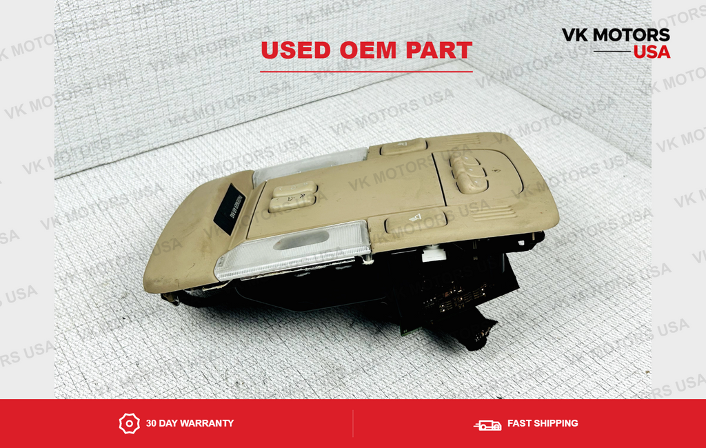 Overhead Console Map Lights Sunroof Switch Homelink Shale Cadillac DTS 06-11 OEM