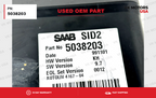 1999-2003 Saab 9-3 SID2 Information Radio Clock Display P/N: 5038203 OEM