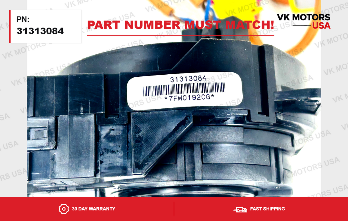 Volvo XC90 Clock Spring 2005-2014 Steering Wheel Angle Contact Reel 31313084