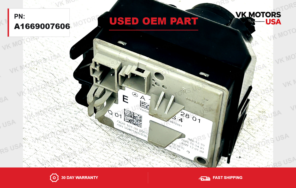 2014-2018 Mercedes W166 ML350 GL350 Ignition Switch Module 1669052801 OEM