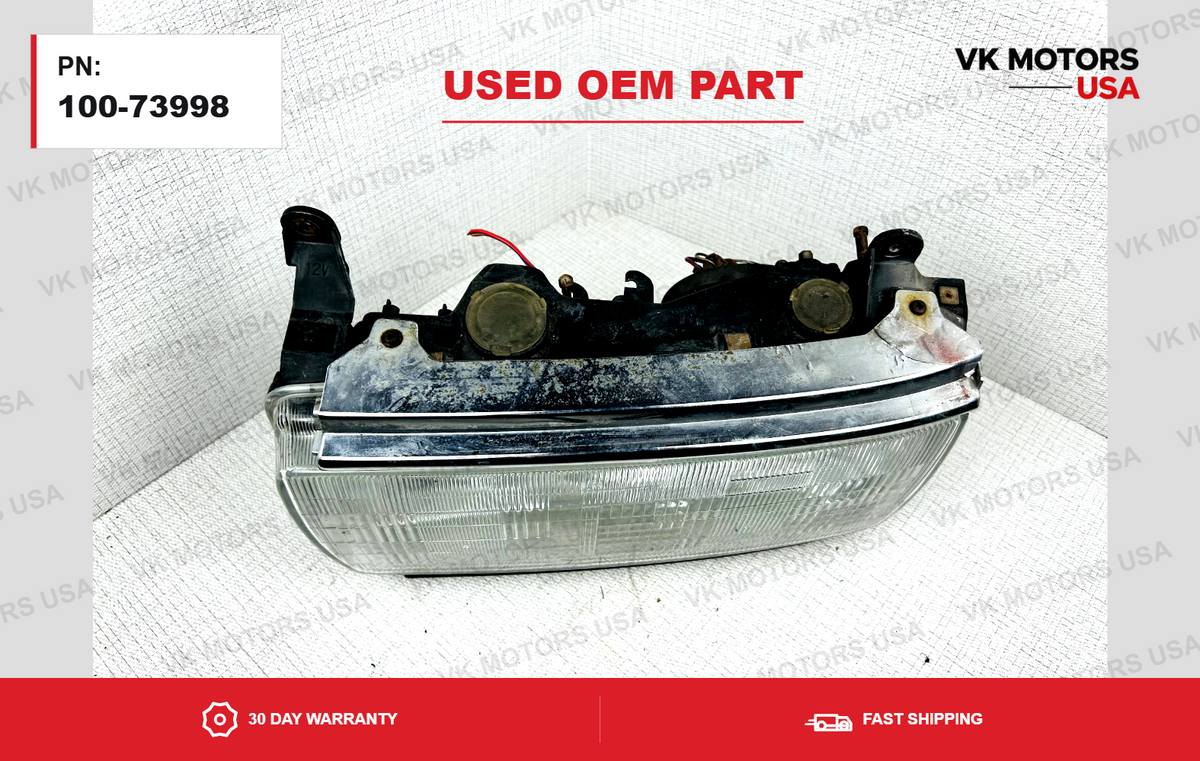 91 92 93 94 Toyota Land Cruiser Headlight Assembly OEM Drivers Left Side LH