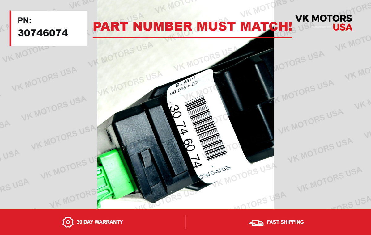 OEM 2003-2006  VOLVO S60 V70 XC90 Driver Door Master Window Switch 30746074 ✅