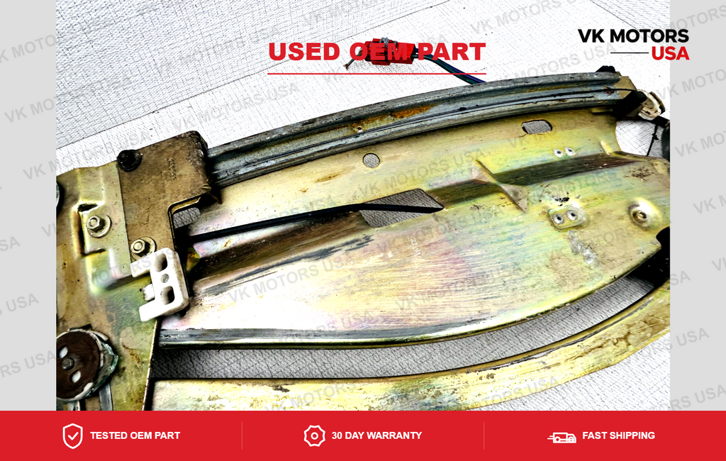 87-95 Chrysler Lebaron Convertible Rear 1/4 Window Regulator w/Motor RH Passeger