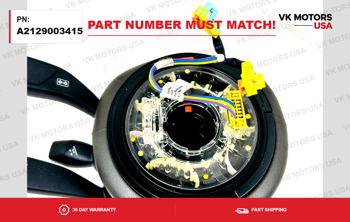 12-14 W204 Mercedes C250 C350 Steering Column Combination Switches A2129003415