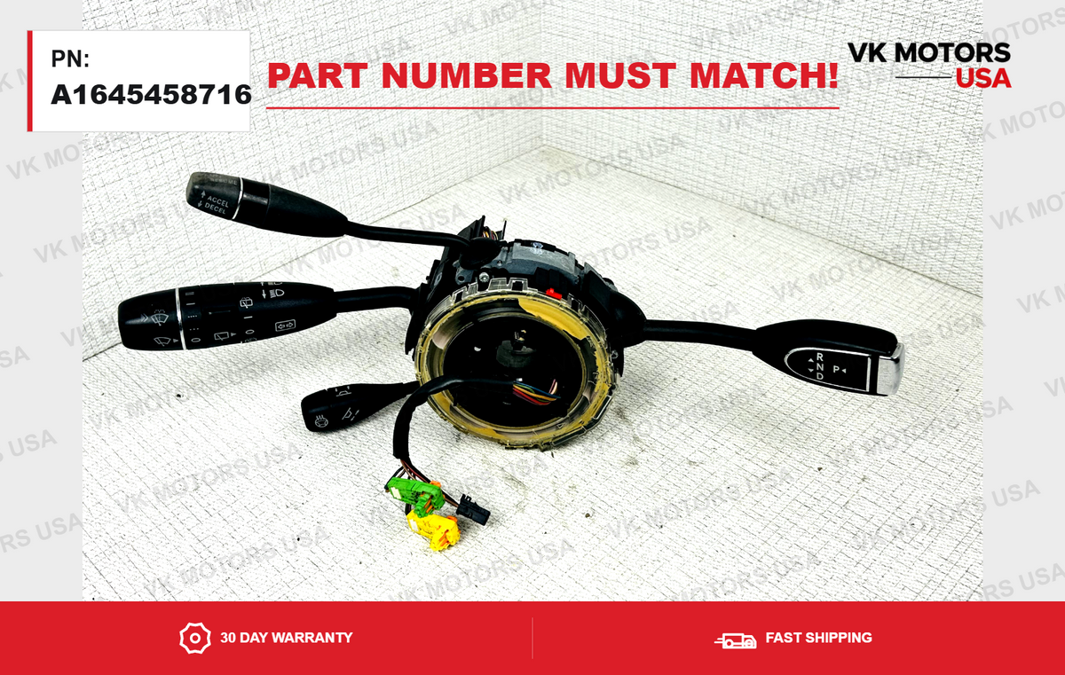 2006-2012 Mercedes-Benz W164 ML550 GL320 Steering Column Switch A1645458716 OEM