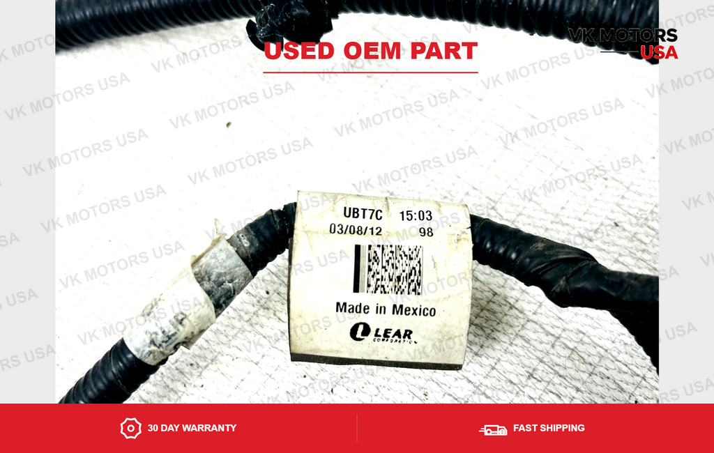 2013-2017 Cadillac XTS Front Bumper Sensors Wiring Harness OEM