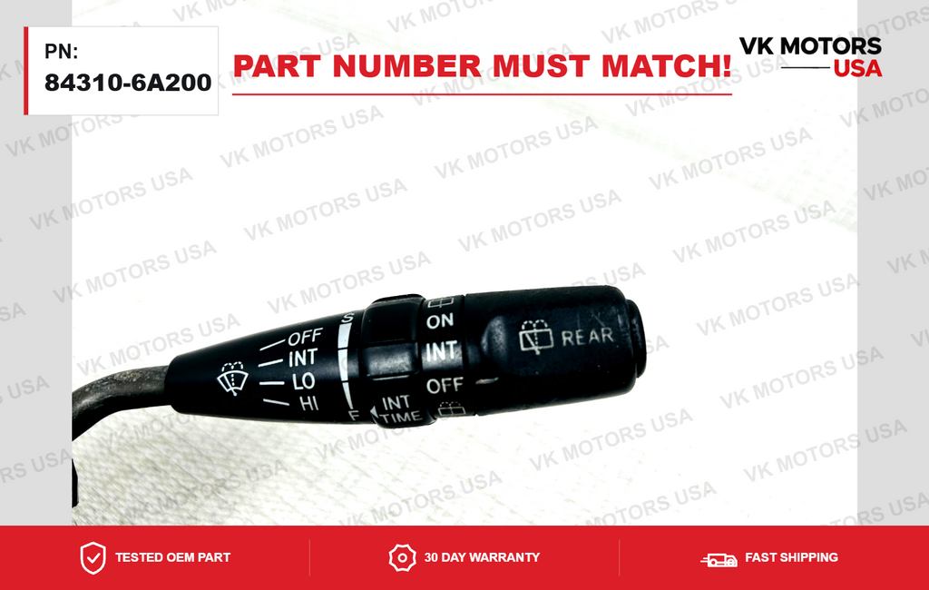 92 93 94 Toyota Land Cruiser Turn Signal Headlight Wiper Multi Switch OEM fzj80