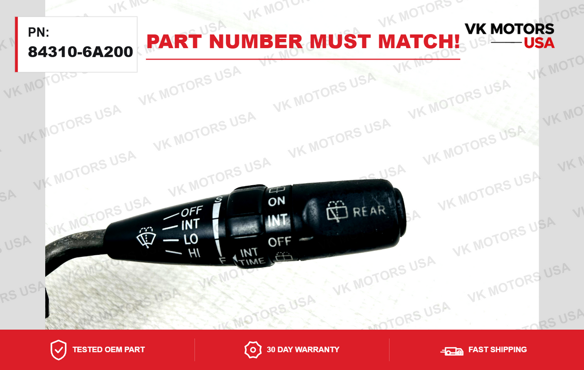 92 93 94 Toyota Land Cruiser Turn Signal Headlight Wiper Multi Switch OEM fzj80
