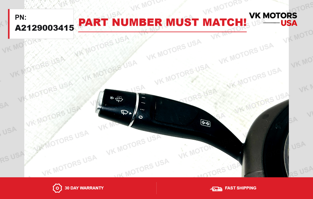 12-14 W204 Mercedes C250 C350 Steering Column Combination Switches A2129003415