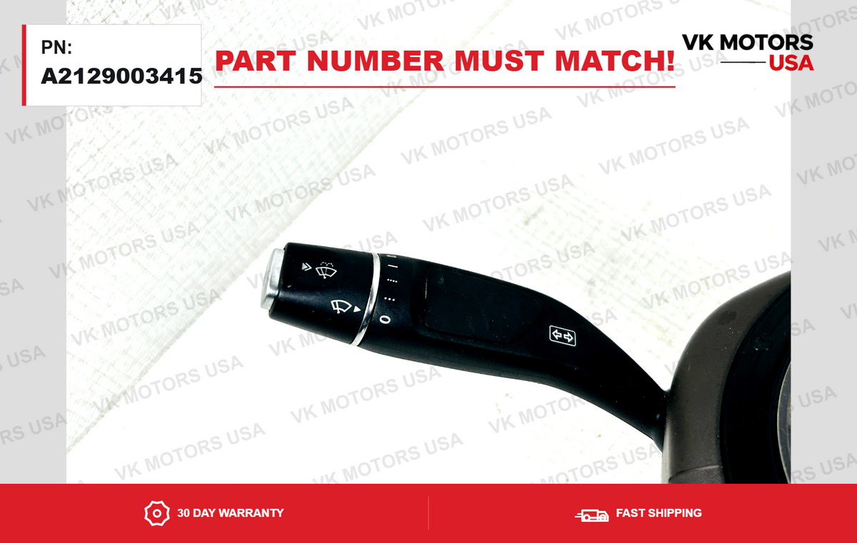 12-14 W204 Mercedes C250 C350 Steering Column Combination Switches A2129003415