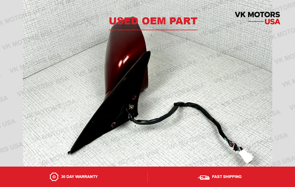 98-05 Lexus GS300 GS400 GS430 OEM Passeger  Side Door Mirror Cinnabar Pearl 3N1