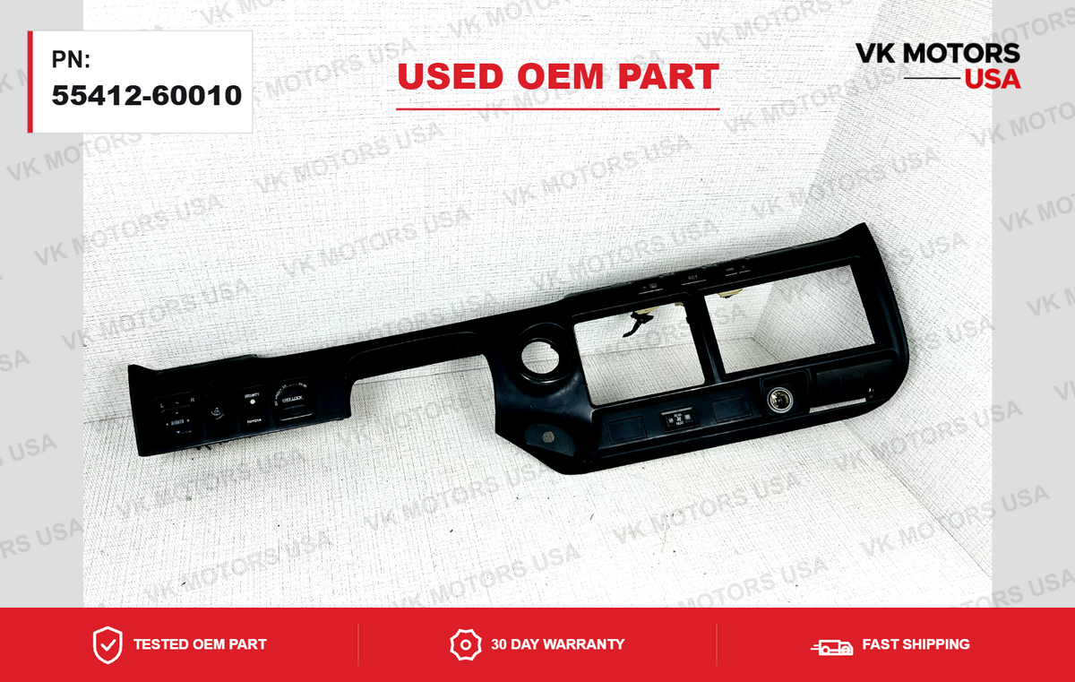 1991-1994 Toyota Land Cruiser Lower Dashboard Trim Bezel OEM Dash Panel Cover